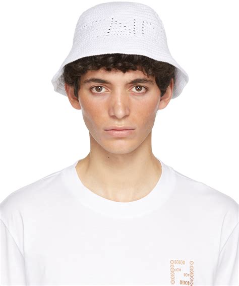 white fendi bucket hat|Fendi bucket hat price.